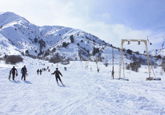 Descente pres des remontees mecaniques